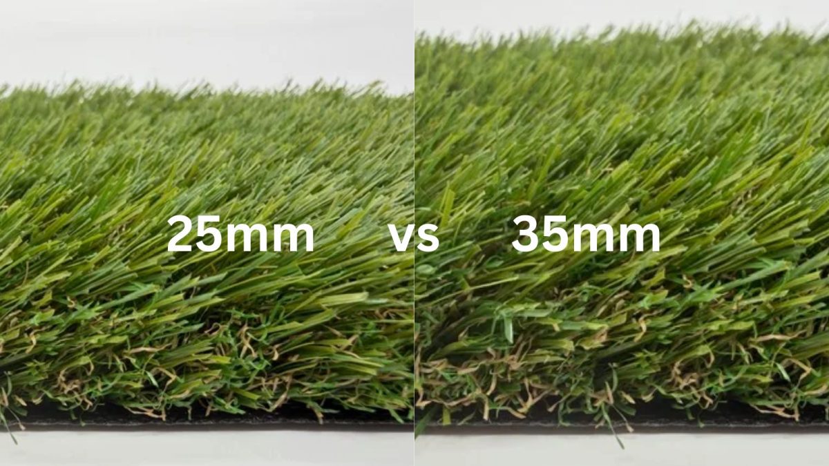 25mm vs 35mm Artificial Grass for Dogs