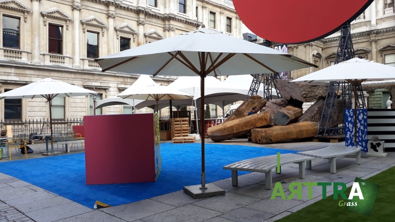 Colour Artificial Grass Outdoor Carpet