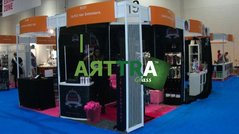 Pink Grass Fame Hair Extensions Event