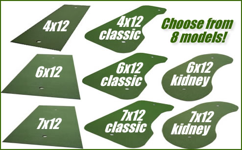 Putting Greens Shapes